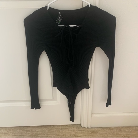 Tie up bodysuit - Picture 2 of 4